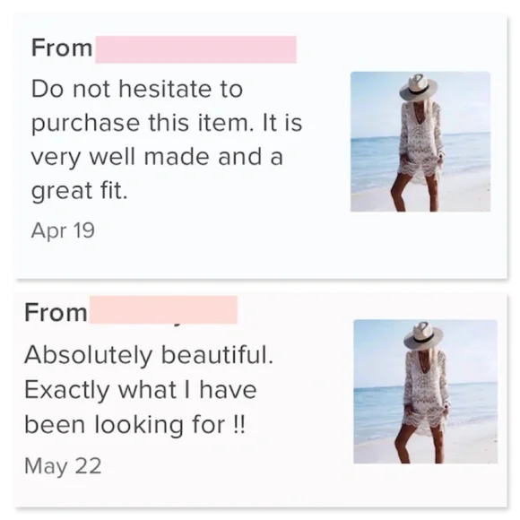 Crochet Beach Cover Up Deep V Neck Dress - Picture 12 of 16